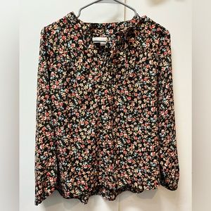small loft blouse. flowery, colorful, light, comfortable.
